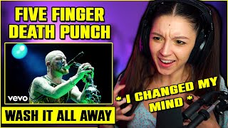 First Time Reaction to Five Finger Death Punch  Wash It All Away [upl. by Nylqcaj974]