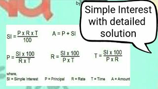 Simple Interest Finding the interest per annum MATH [upl. by Llertrac]