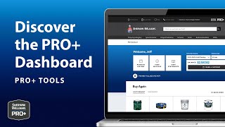 Discover the PRO Dashboard for Professional Painters  SherwinWilliams [upl. by Sarene]