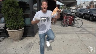 Barstool Pizza Review  New Park Pizza Howard BeachNY [upl. by Ttekcirc]