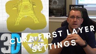 Cura First Layer Settings Overview [upl. by Gaughan]