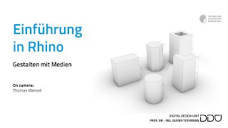 01  Einführung in RHINO Grundlagen der 3DModellierung [upl. by Hannasus643]