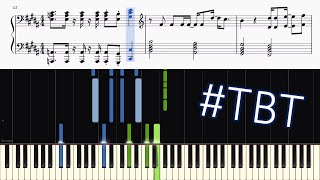 Toto  Africa  Piano Tutorial  SHEETS  tbt [upl. by Mariam]