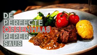 TOURNEDOS met pepersaus en KOFFIE op de Big Green Egg [upl. by Ennaira559]