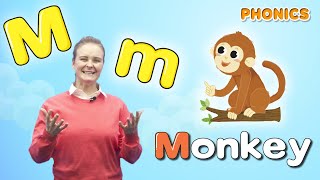 Phonics Step 1  Alphabet  Lesson 7 Mm Nn  4 Step Phonics [upl. by Animaj674]