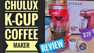 DETAILED REVIEW Chulux K Cup Single Serve Coffee Maker HOW TO MAKE COFFEE [upl. by Negyam]