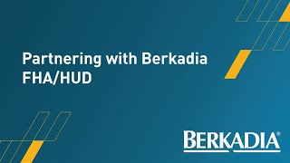 Partnering with Berkadia FHAHUD [upl. by Thordis]