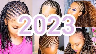 🔥💯2023 New Braids Hairstyles  Best Braids Hairstyles For Black Women🌟❤️ [upl. by Dalohcin]