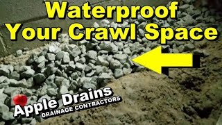 How to Waterproof Your Crawl Space DIY Complete [upl. by Chlores]