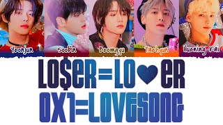 TXT  LOSERLOVER ✗ 0X1LOVESONG 1 Hour Loop Lyrics [upl. by Dario]