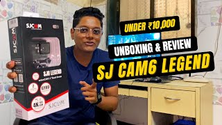 VLOG 4  SJCAM SJ6 LEGEND UNBOXING amp REVIEW  ACTION CAMERA UNDER 10000  SJ6 UNBOXING [upl. by Esenej]