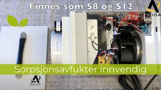 ARIDA S12 sorpsjonsbasert avfukter  hvordan er den innvendig Hvordan virker avfukter med sorpsjon [upl. by Borries]