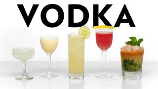 5 Tasty Vodka Cocktails Simple Recipes [upl. by Engedus]