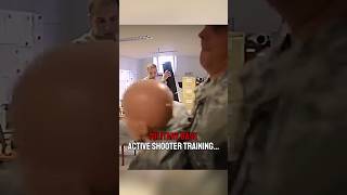 Military base active shooter scenario training‼️🤯 military army combat war [upl. by Parsaye689]