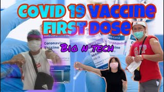 COVID19 vaccination first dose bioNtech Pfizer [upl. by Airak]