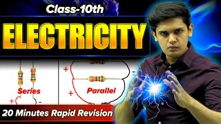 Electricity in 20 Minutes🔥 Class 10th  Rapid Revision  Prashant Kirad [upl. by Noseyt637]