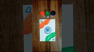 Tiranga Drawing 🇮🇳 art drawing tiranga ytshorts 26january republicday 15August shortsfeed [upl. by Medovich]