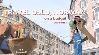 few days in Oslo Norway on a budget  NORWAY TRAVEL DIARIES ✨ [upl. by Nylitak]