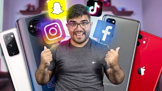 Os 5 MELHORES Smartphones focados em REDES SOCIAIS As melhores cÃ¢meras pelo MELHOR PREÃ‡O [upl. by Laniger987]