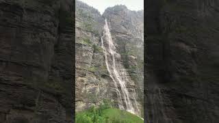 Video of waterfall while descending from Schilthorn in the cable car gondola June 3 2024 333 PM [upl. by Jordana]