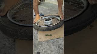 Easy to install tires shorts motorcycle [upl. by Milty474]