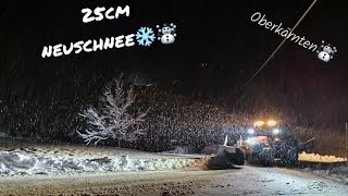 Neuschnee ca 25cm❄Schneeräumung im Oberen Drautal👌Lindner Power in den Alpen [upl. by Tracie]