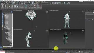 3ds Max and Mixamo Combine Multiple Animations [upl. by Nnylodnewg]