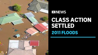 Brisbane 2011 flood victims win 440 million in class action partial settlement  ABC News [upl. by Ennoitna]