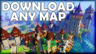 How To Download Minecraft Maps Bedrock Edition 2021 [upl. by Ellan]