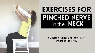 064 Exercises for pinched nerve in the neck Cervical Radiculopathy and neck pain relief [upl. by Ecirahs441]