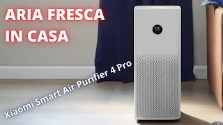 Purificatore Xiaomi Smart Air 4 Pro  prova flash [upl. by Dinnage]