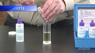 Testing for Phosphonate Using pH Paper and Fluoride Masking Agent K1583 [upl. by Milzie]