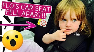 FLOs CAR SEAT FELL APART  NEW ISOFIX CAR SEAT FITTING amp DITL Catch Up Vlog [upl. by Lledor513]