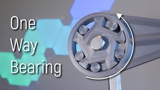 Can you 3D Print a One Way Bearing Roller Clutch Design [upl. by Darwin]