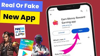 Earn Money Reward App Real Or Fake  Best Earning App Today  Best Earning App Without Investment [upl. by Hudis778]