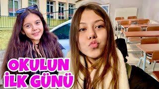 OKULUN İLK GÜNÜ VLOG TuanaZeybek [upl. by Aihsenat110]