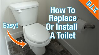 Replace A Toilet Complete StepbyStep Guide [upl. by Larimore15]