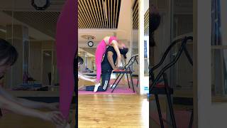 Passive stretching for deeper bending  Advanced Backbend Yoga yoga backbend [upl. by Asserak]