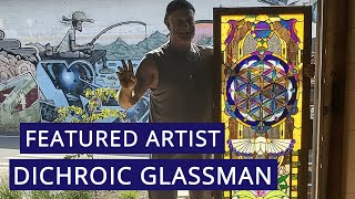 An interview with stained glass artist Dichroic Glassman  Steven Michael [upl. by Niltiak]