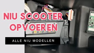 NIU Scooter Sneller Opvoeren Instructies [upl. by Nele]