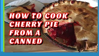 The best cherry crumble with canned filling  StepbyStep recipe [upl. by Rachaba]