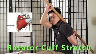 Essential Rotator Cuff Stretches  Internal and External [upl. by Yelime]