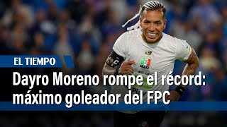 Dayro Moreno rompe el récord máximo goleador del fútbol colombiano  El Tiempo [upl. by Oivalf]