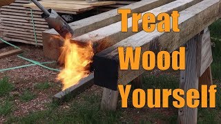 Treat Wood Yourself  How to Treat Wood Against Rot [upl. by Mala]