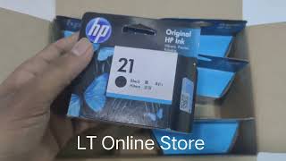 HP 21A Black Ink Cartridge [upl. by Anelam]