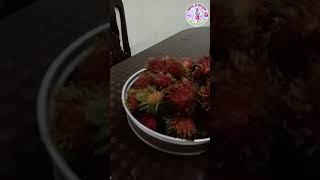 Magmukbang tau guys ng Rambutan and Durian yummyfruits  MAYVZ27 [upl. by Pangaro]