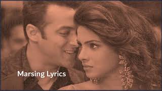 Tenu leke  SalaameIshq  Sonu Nigam Mahalaxmi Iyer Lyrics [upl. by Mackey167]