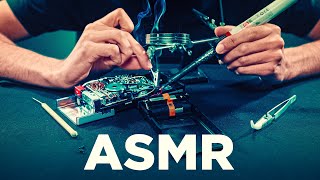 ASMR Fixing Vintage Electronic Device ⚙️  Cleaning NO TALKING [upl. by Alaekim207]