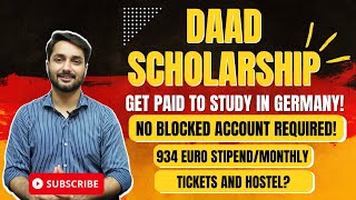 DAAD Scholarships For International Students  Get Paid To Study In Germany And Get Settled [upl. by Dill]