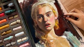 Paul Rubens soft pastels review  taking a Domestika course [upl. by Torrlow]